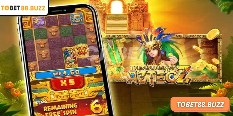 Kho báu Aztec ToBet88: Vòng quay nổ hũ hồi hộp giữa kho báu 3 Luôn tận dụng vòng quay miễn phí để tối ưu